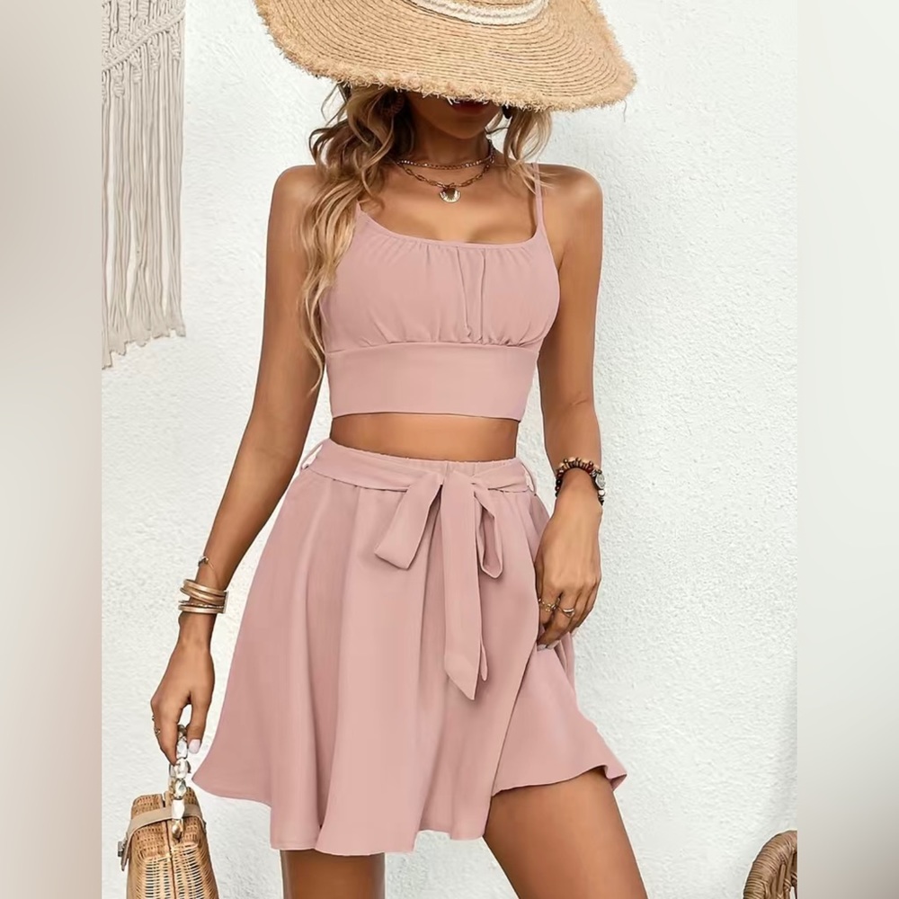 Matching skirt set